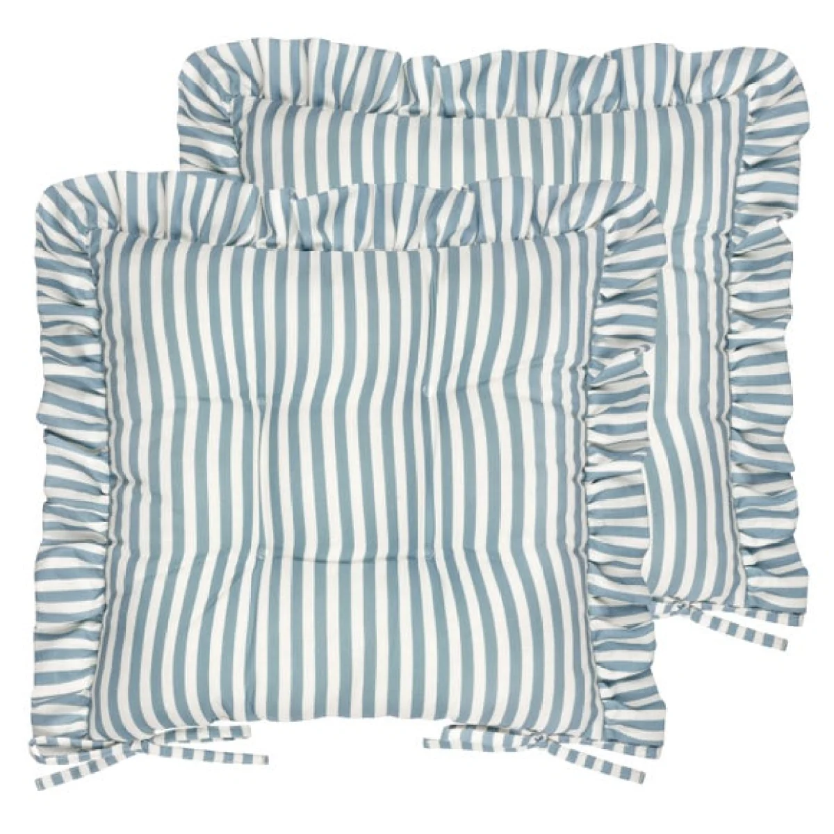 Millie Ruffle Set of 2 Seat Pads – image 2