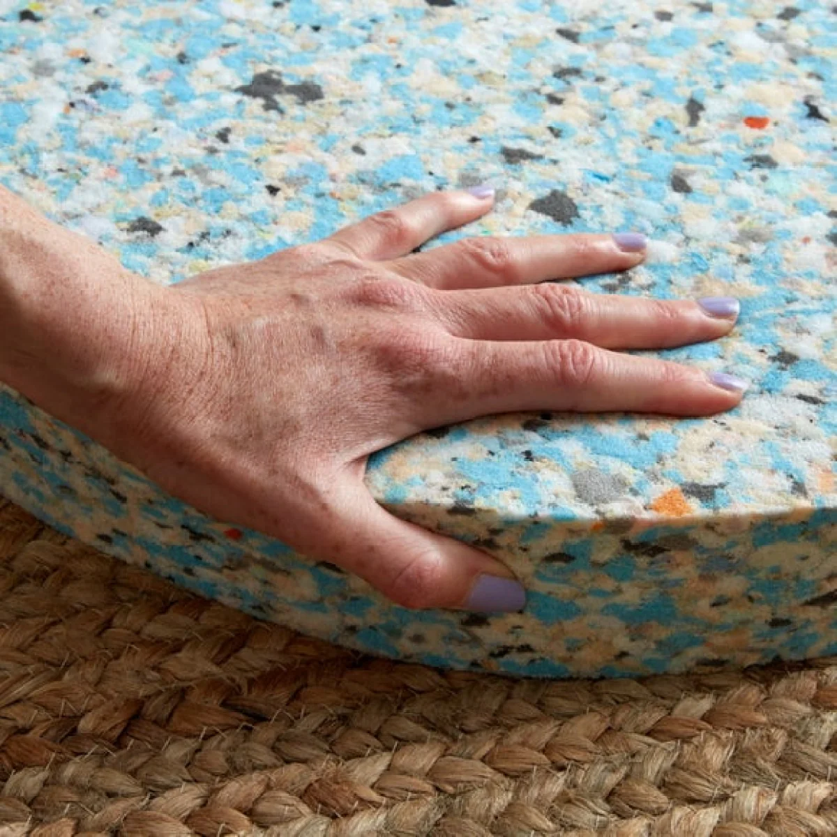 1 Inch Seat Pad Reconstituted Foam MultiColoured – image 2