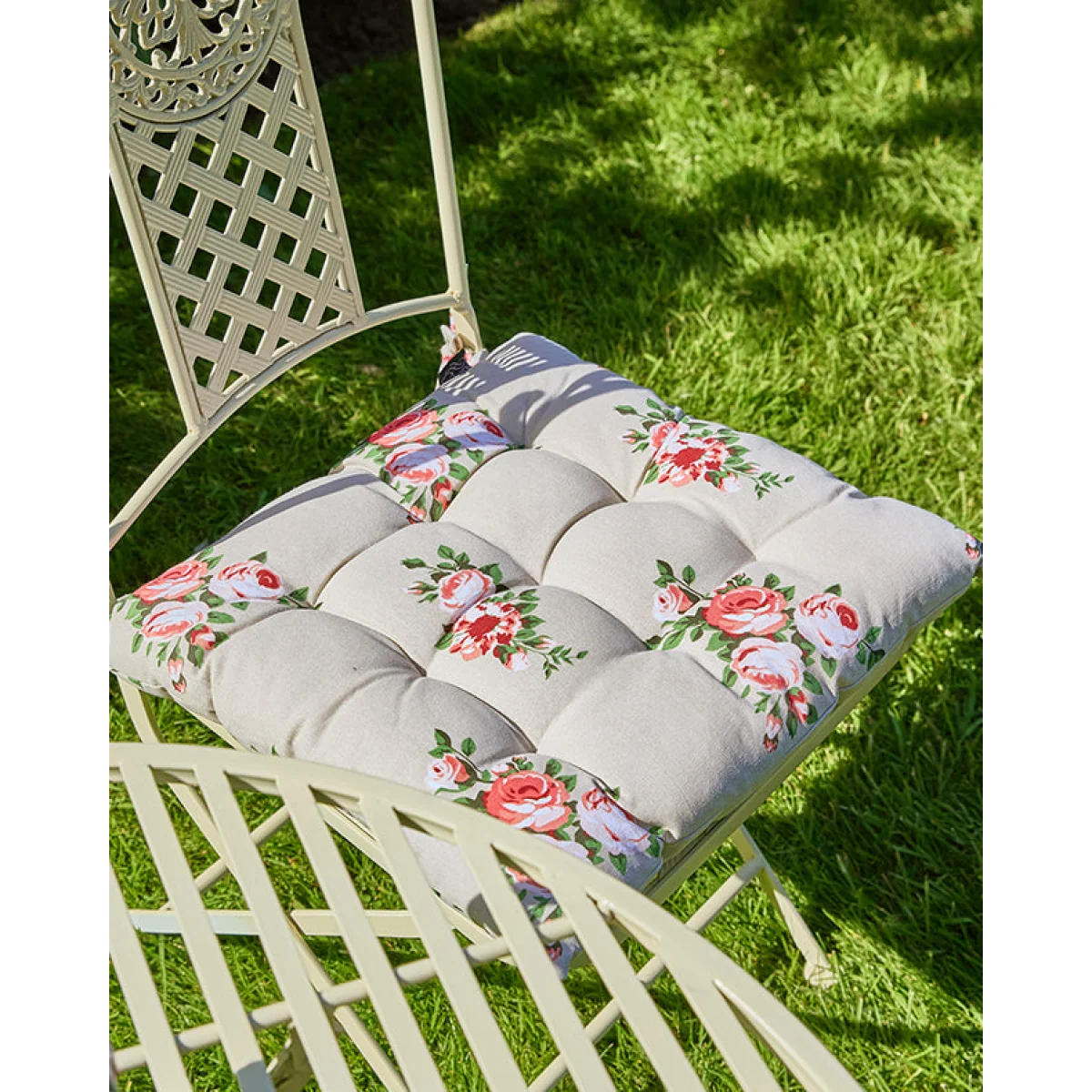Country Floral Outdoor Seat Pad – image 2