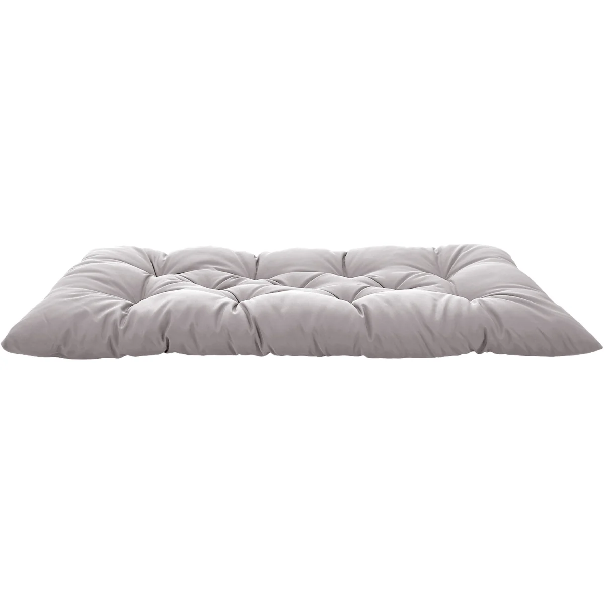Thick Rectangular Outdoor Seat Cushion with Straps 150cm - Light Grey – image 3