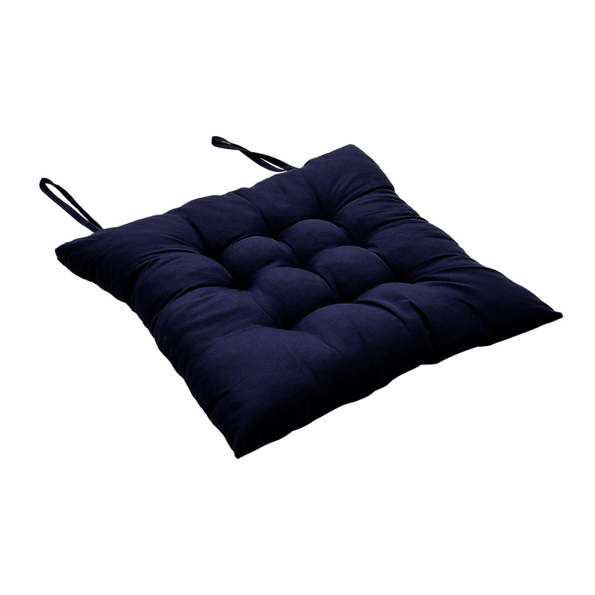 Lifeideas 4-Piece Square Seat Cushion, - Dark Blue