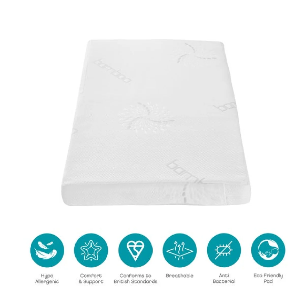 Return - Tutti Bambini Natural Coir Fibre Cot Mattress – image 5