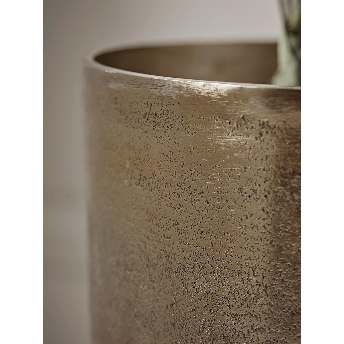 Textured Gold Footed Planter – image 2