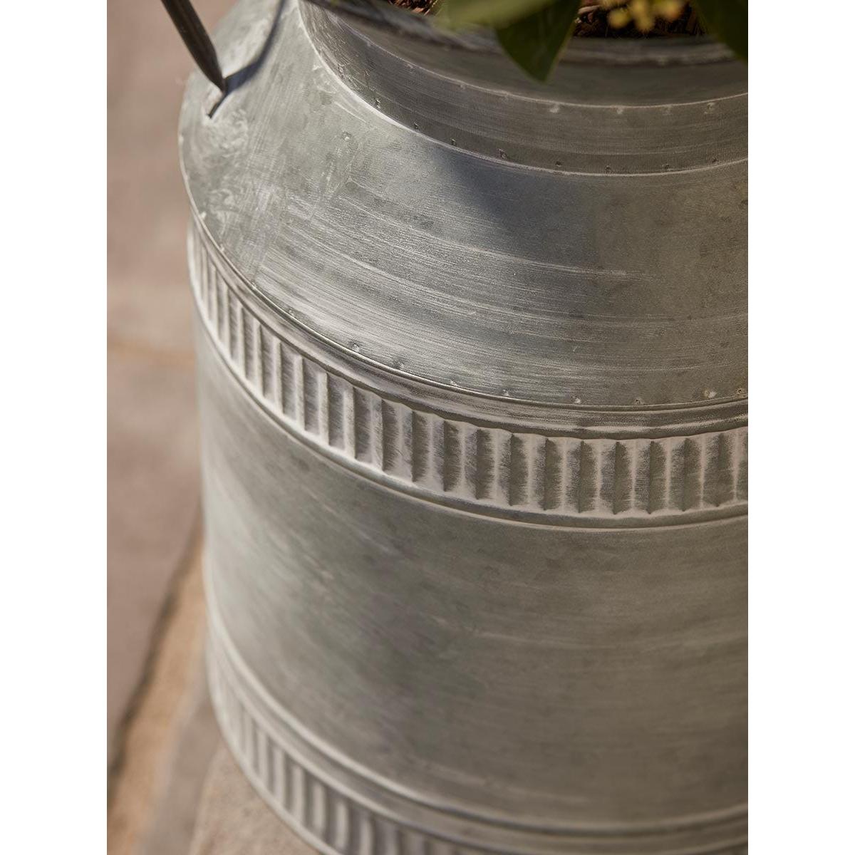Antique Zinc Milk Churn – image 2