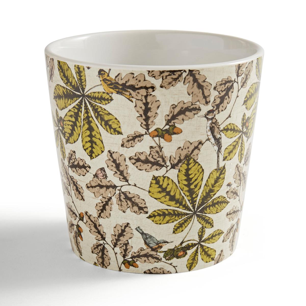Woodland Small Plant Pot Cream/Green – image 5