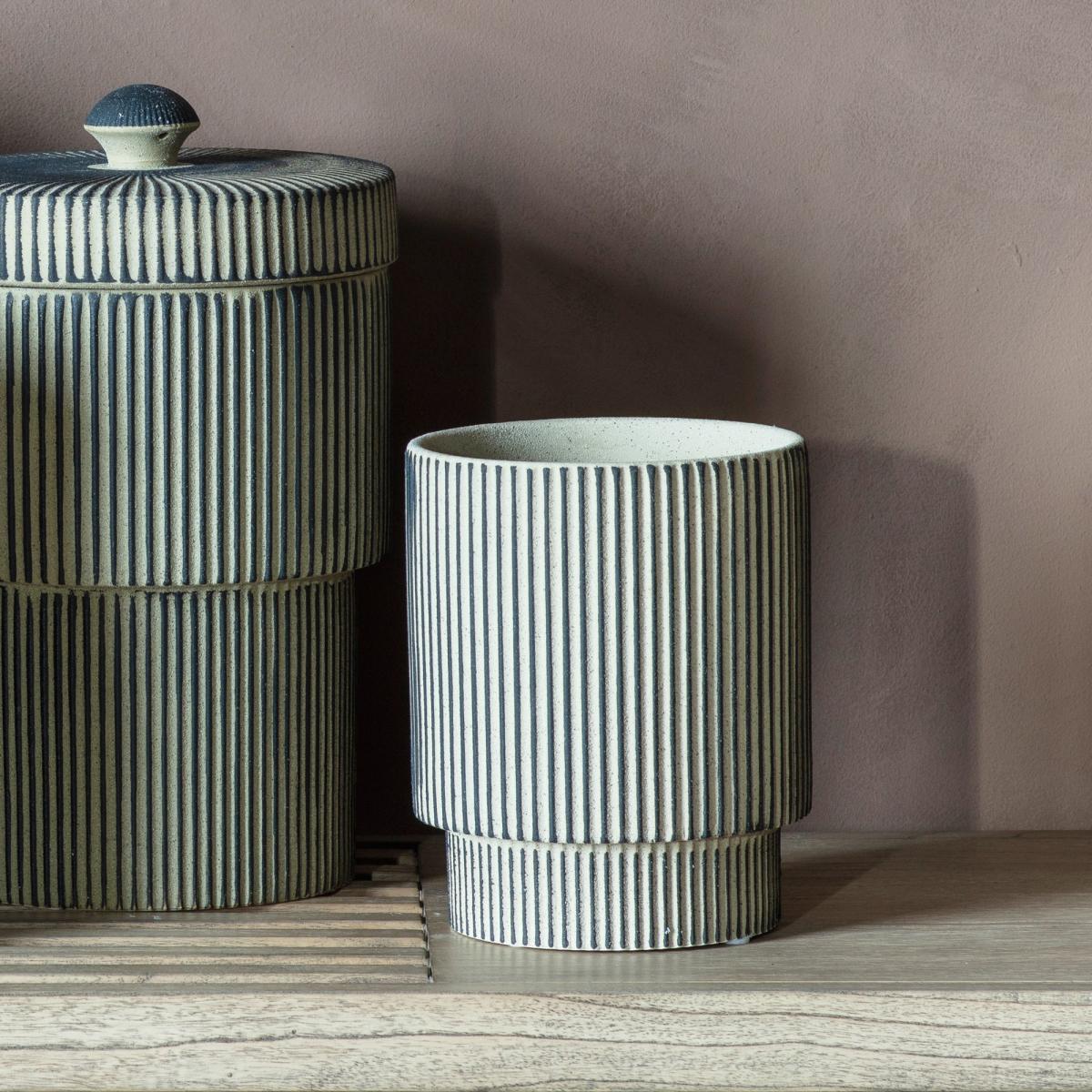 Stripe Pot Natural – image 1