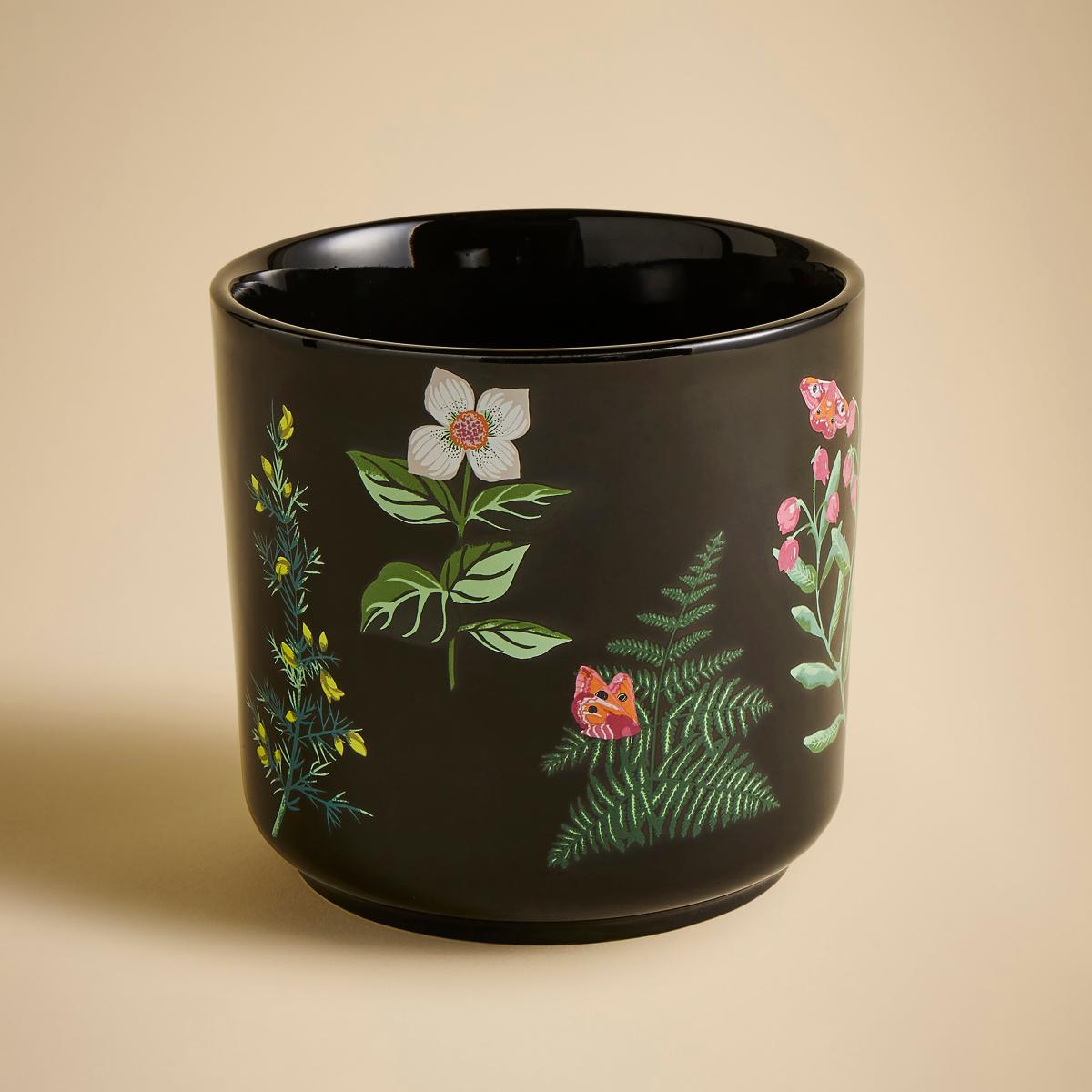 Large Black Moorland Plant Pot Black – image 5