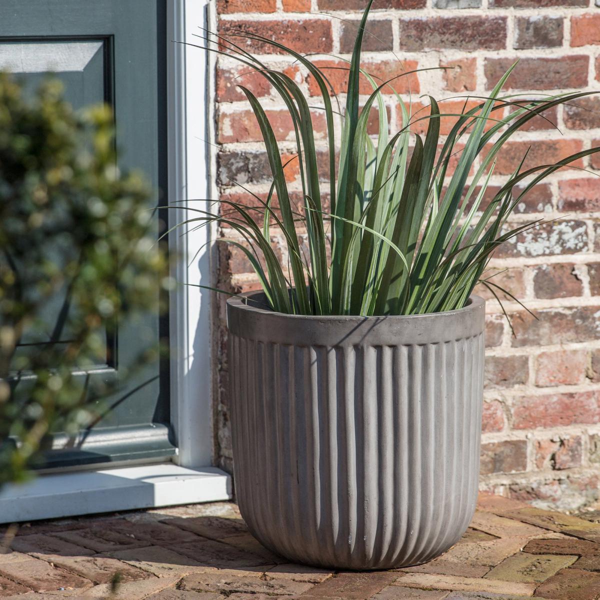 Elena Planter Dark Grey – image 1