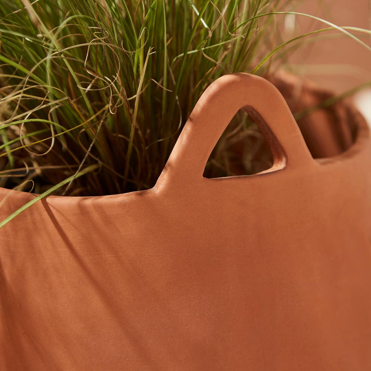 Terracotta Basket Plant Pot – image 2