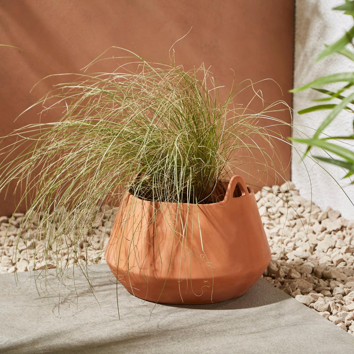Terracotta Basket Plant Pot – image 1