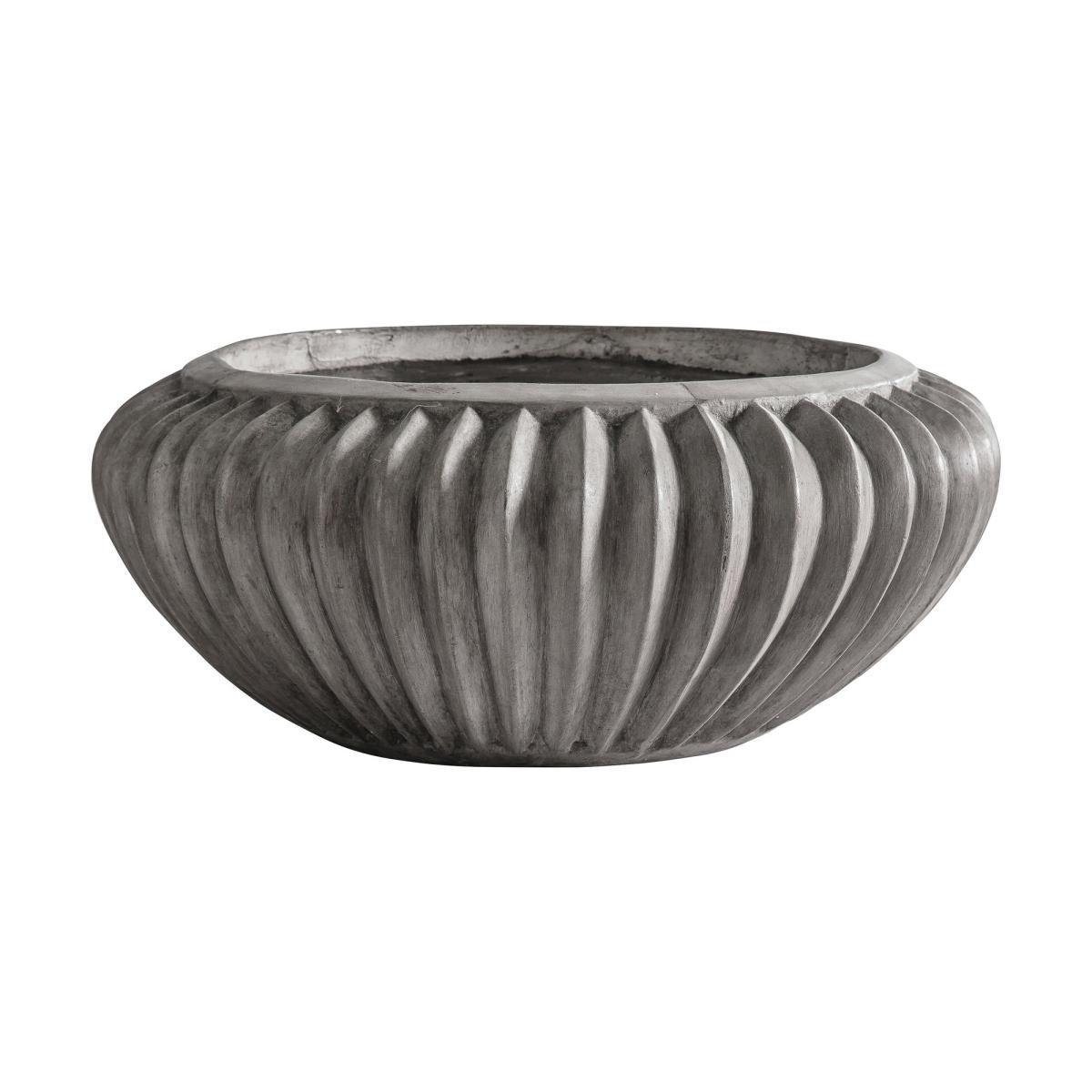 Ella Bowl Planter Dark Grey – image 2