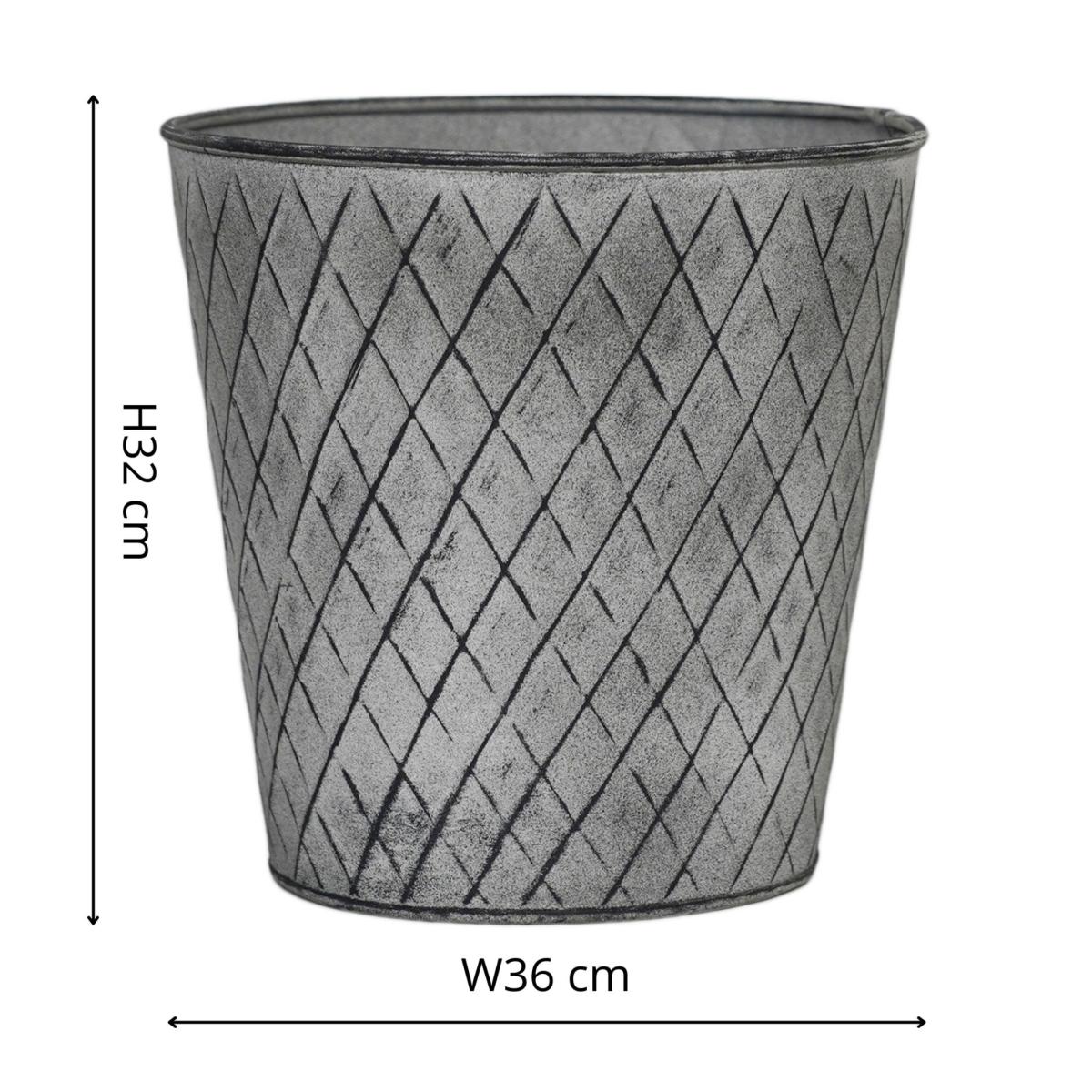 Chatsworth Outdoor Planter Zinc – image 3