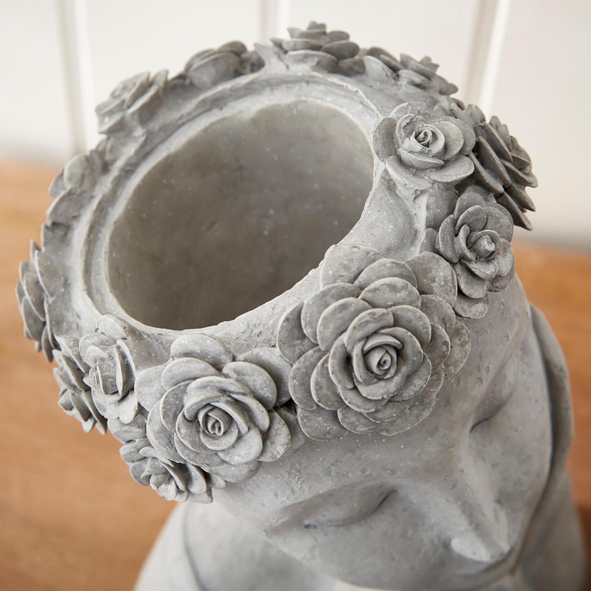 Lady Plant Pot Grey – image 3