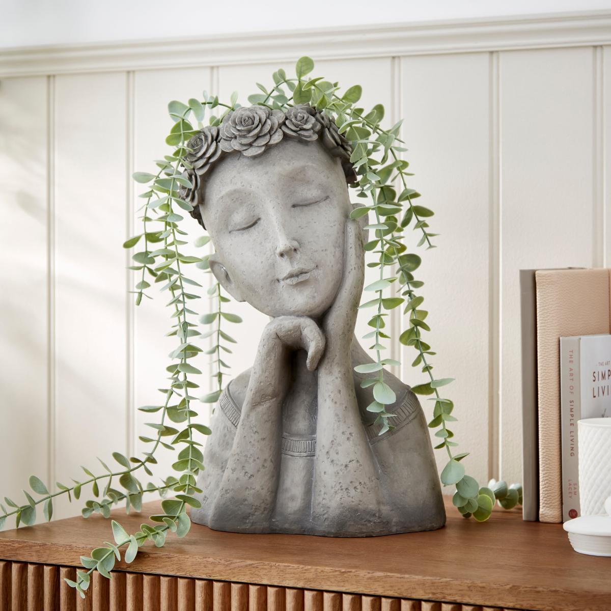 Lady Plant Pot Grey – image 1