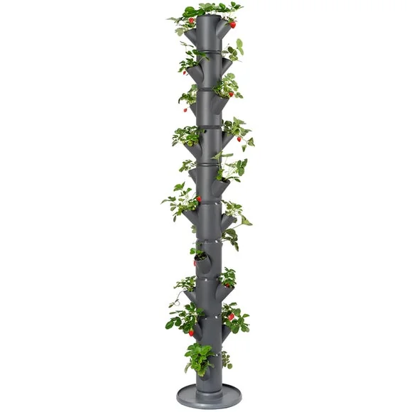Gusta Garden Sissi Strawberry Infinity 10 Level Strawberry Tree Planter – image 2