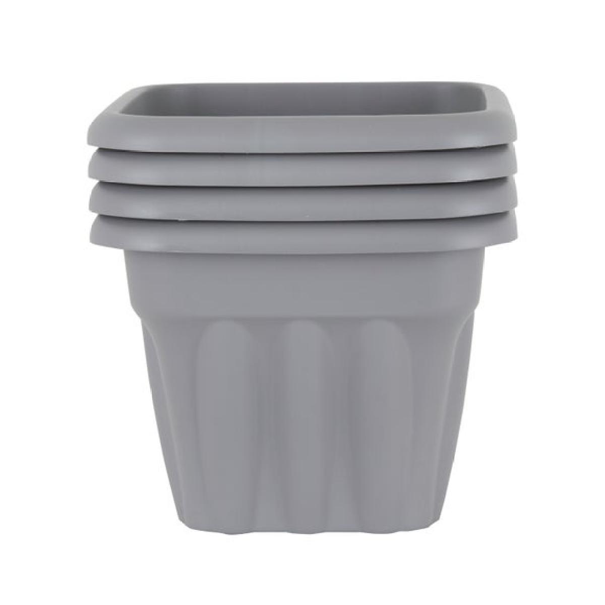 Vista Pack of 4 Square Plant Pots – image 3