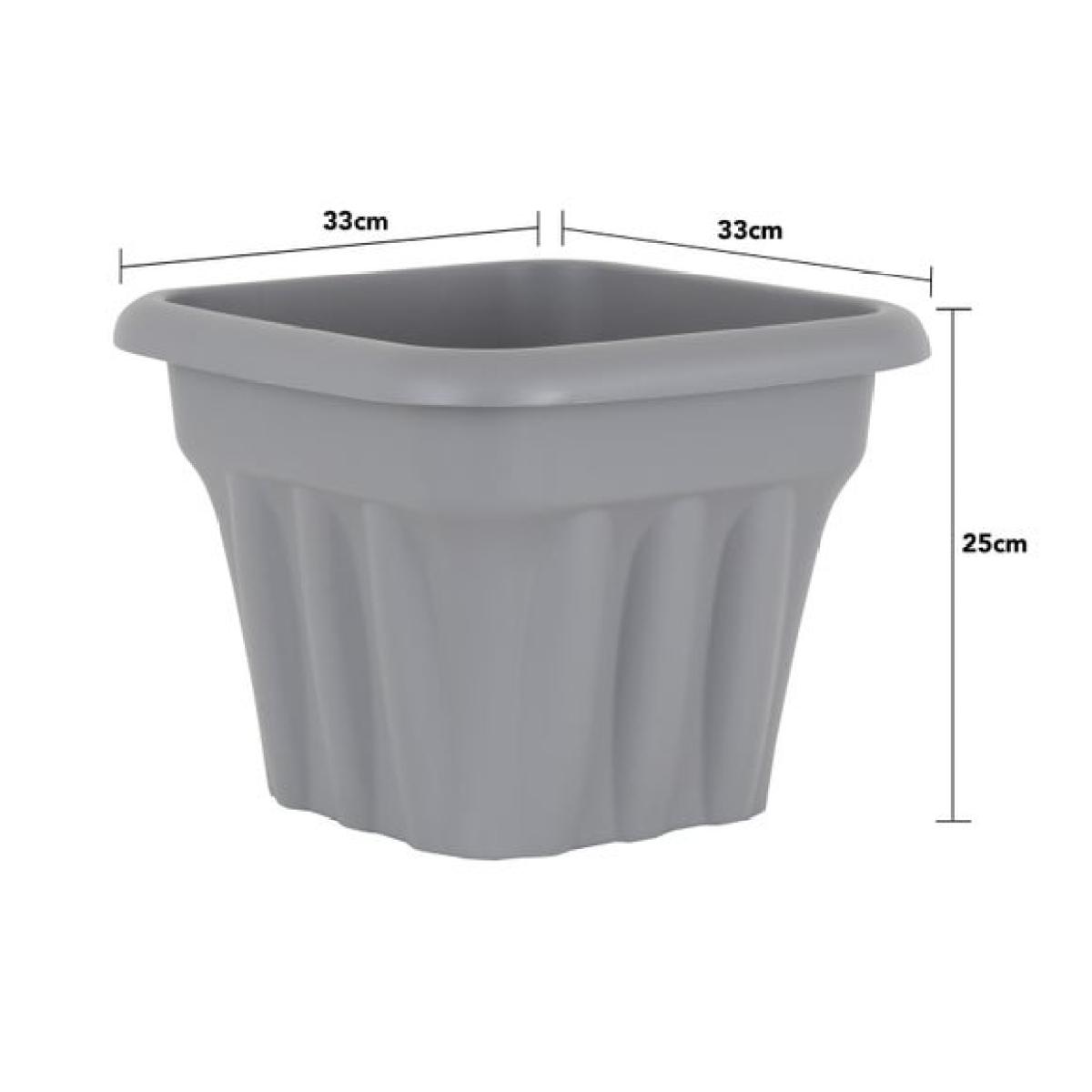 Vista Pack of 4 Square Plant Pots – image 4
