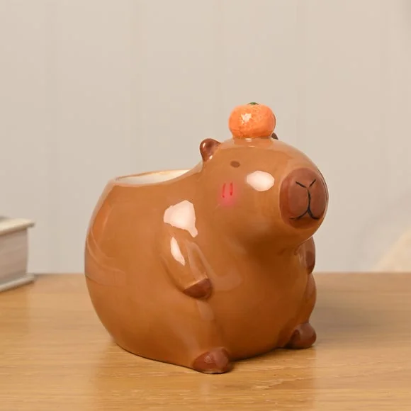 The Feel Good Club Capybara Medium Plant Pot – image 7