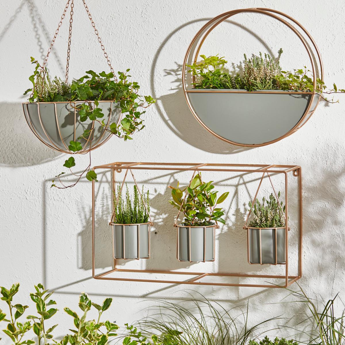 Round Wall Planter MultiColoured – image 2