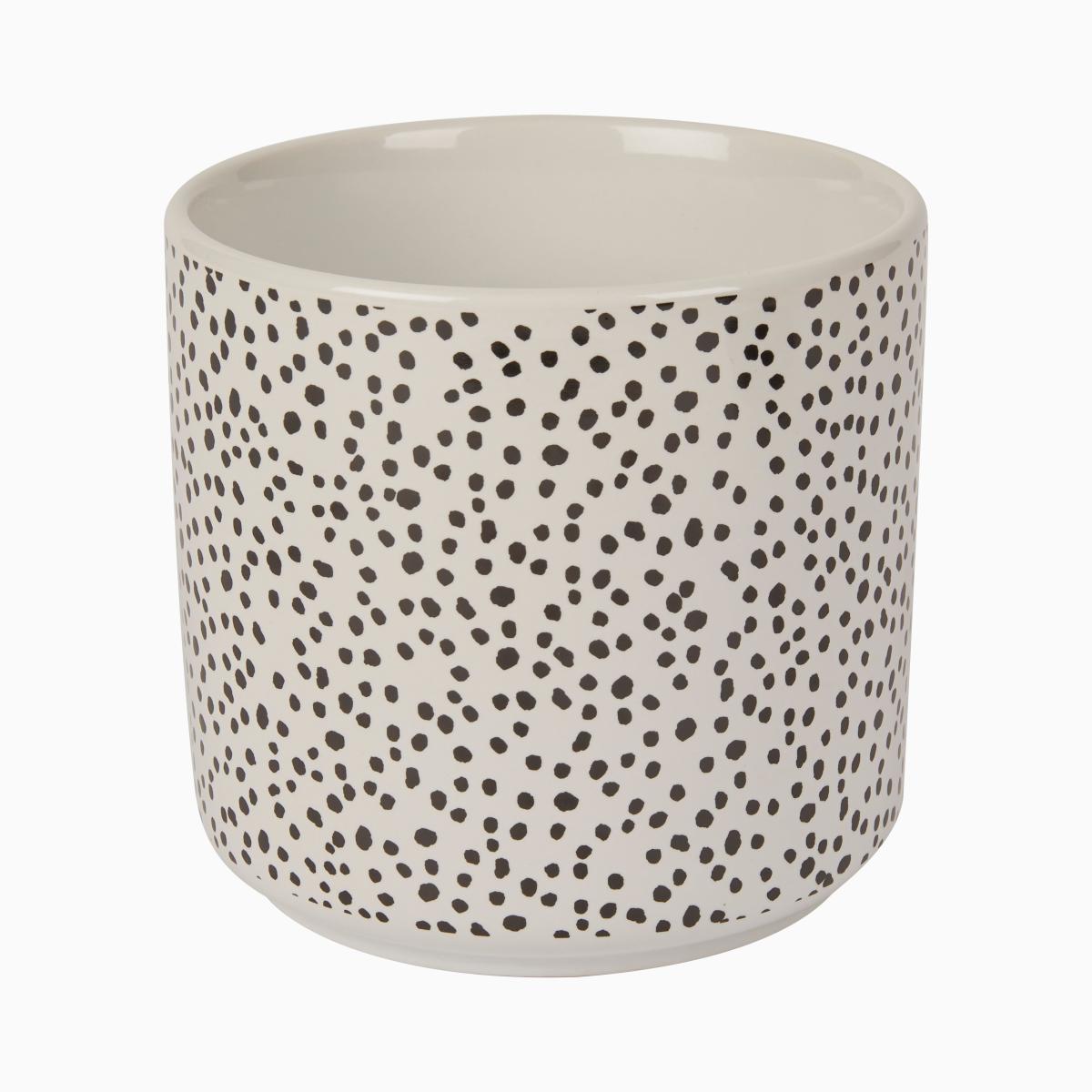 Ceramic Dotty Plant Pot MultiColoured – image 3