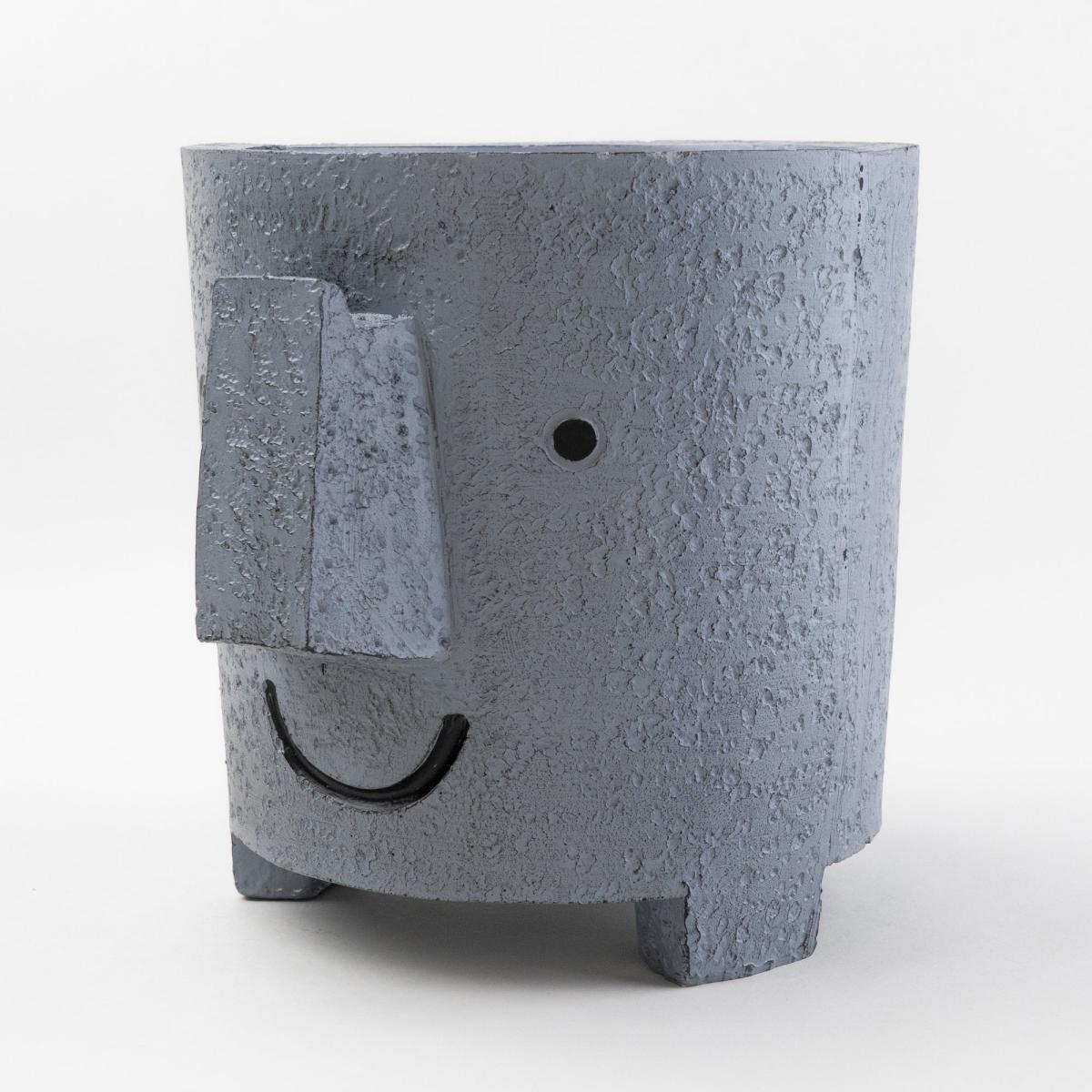Industrial Glasses Holder Plant Pot Grey – image 2
