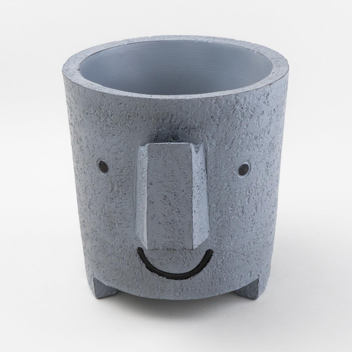 Industrial Glasses Holder Plant Pot Grey – image 3