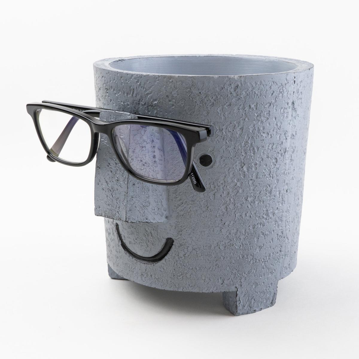 Industrial Glasses Holder Plant Pot Grey – image 6