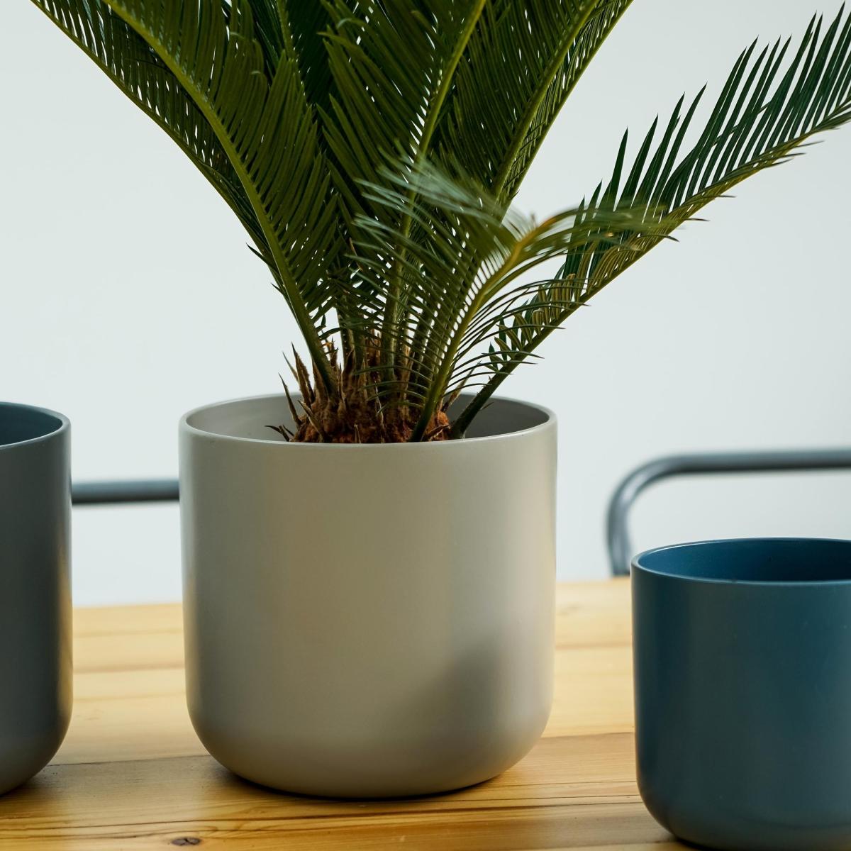 Lisbon Plant Pot Charcoal – image 2