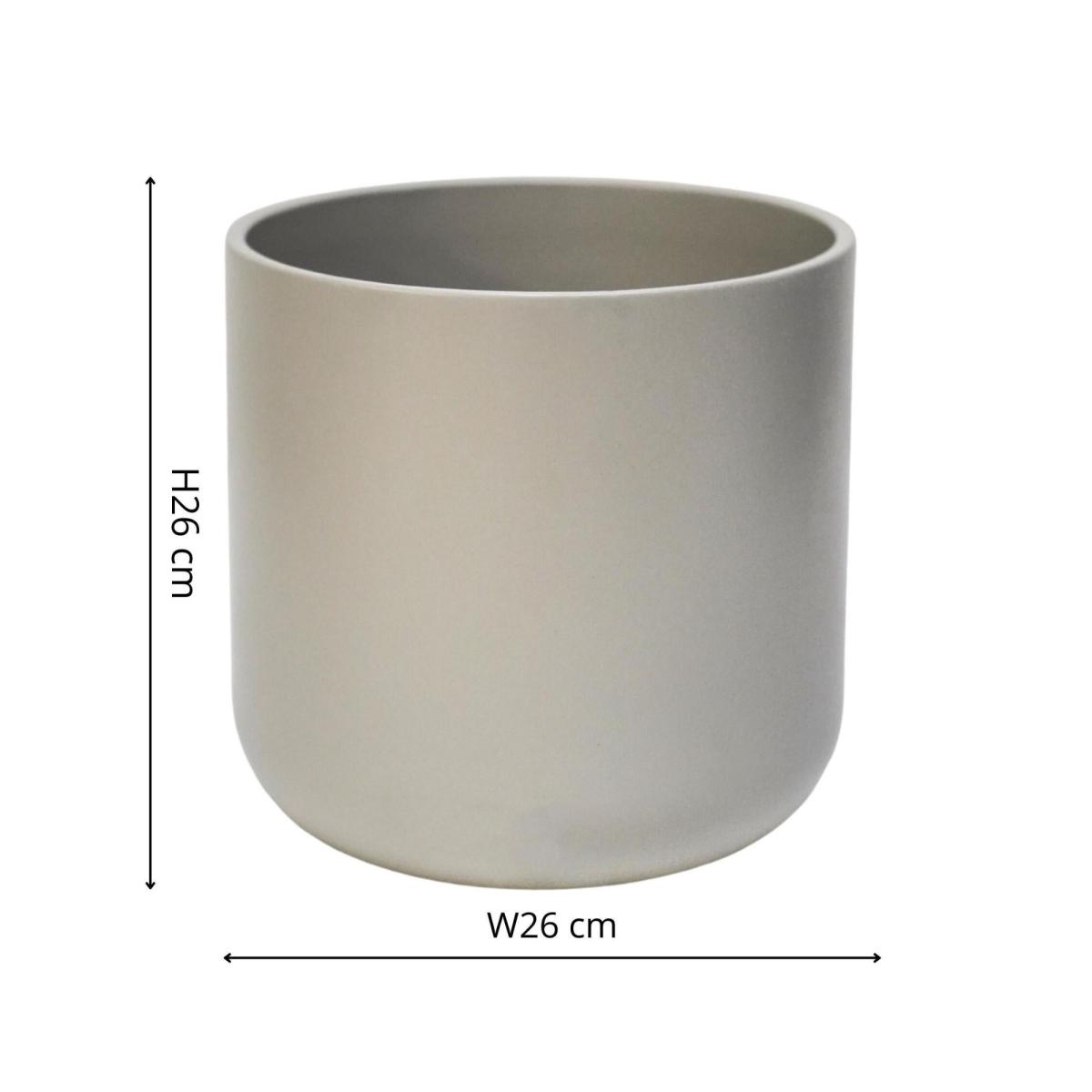 Lisbon Plant Pot Charcoal – image 4