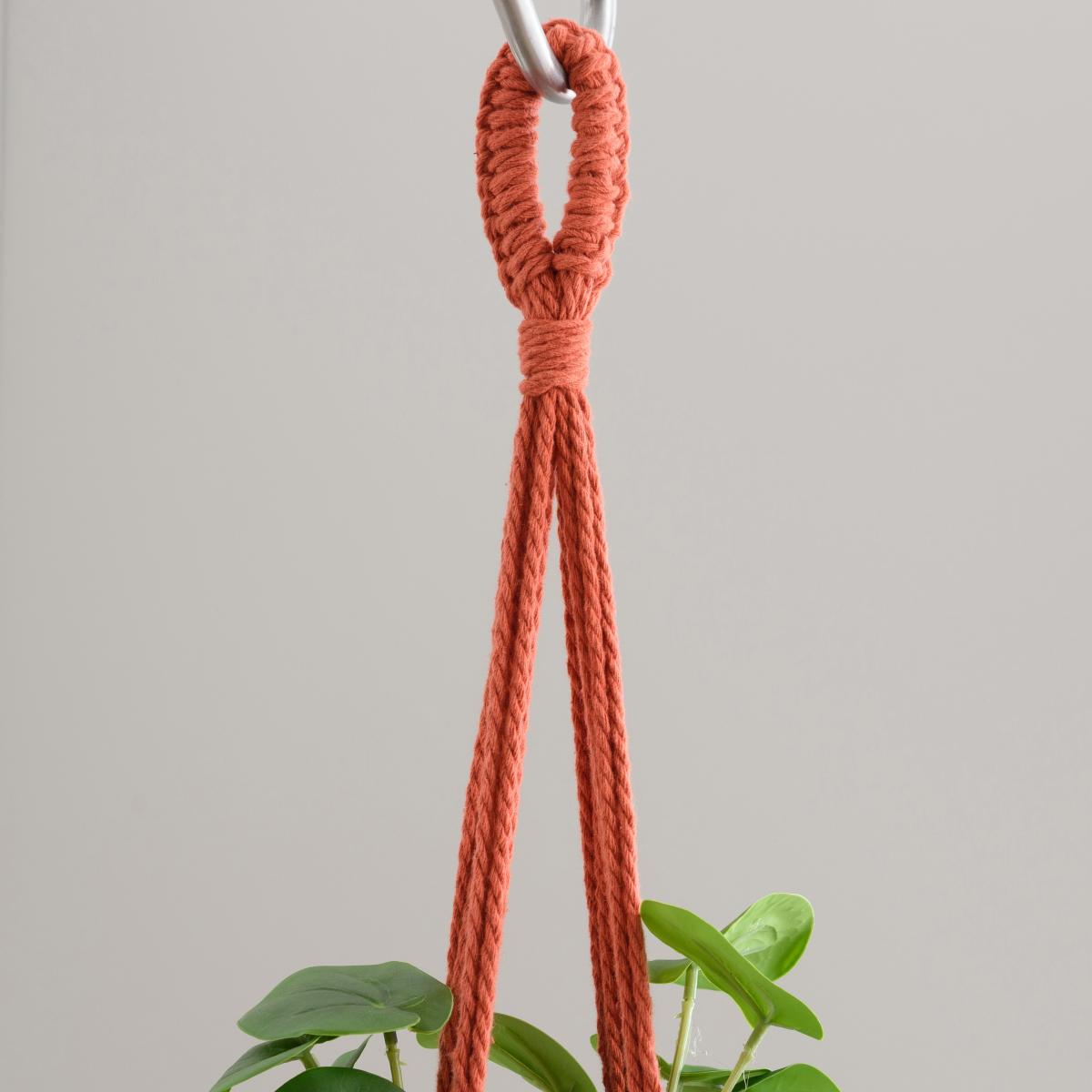 Macrame Triple Plant Hanger Ginger – image 3