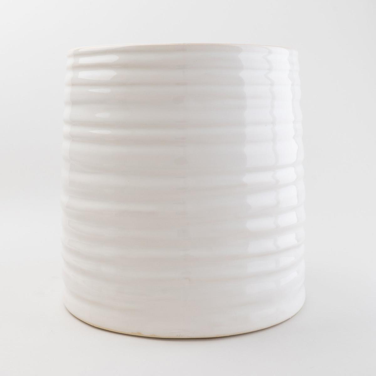 Churchgate Ceramic Ripple Plant Pot Natural – image 2