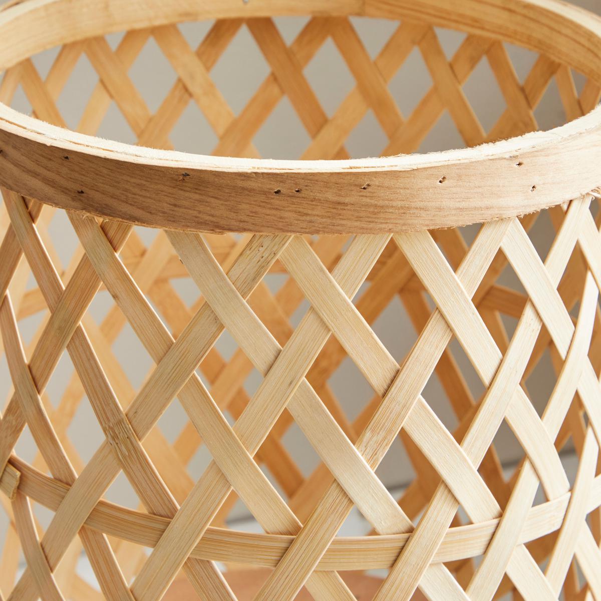 Bamboo and Wood Plant Stand Brown – image 2