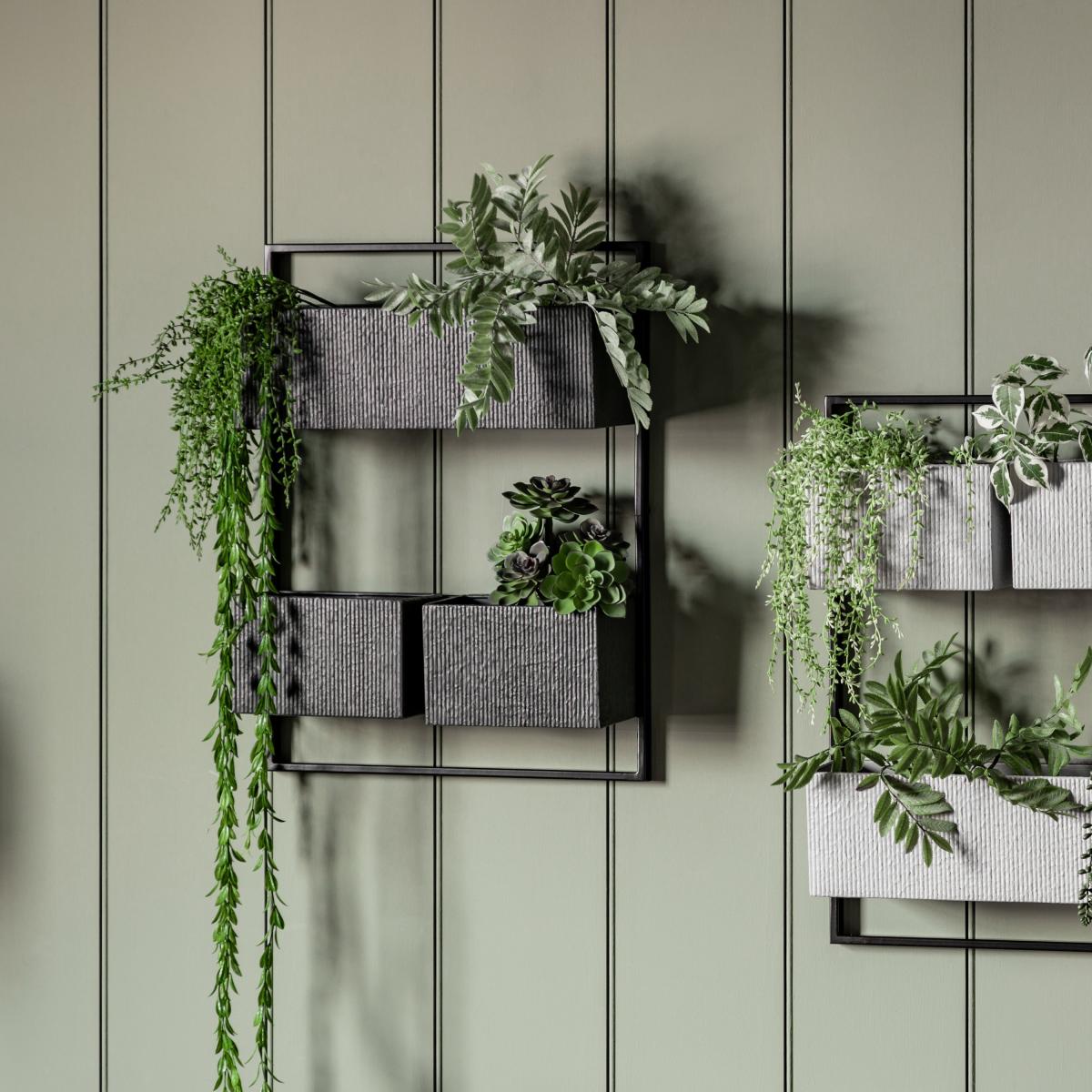 Cofton Wall Planter Black – image 1