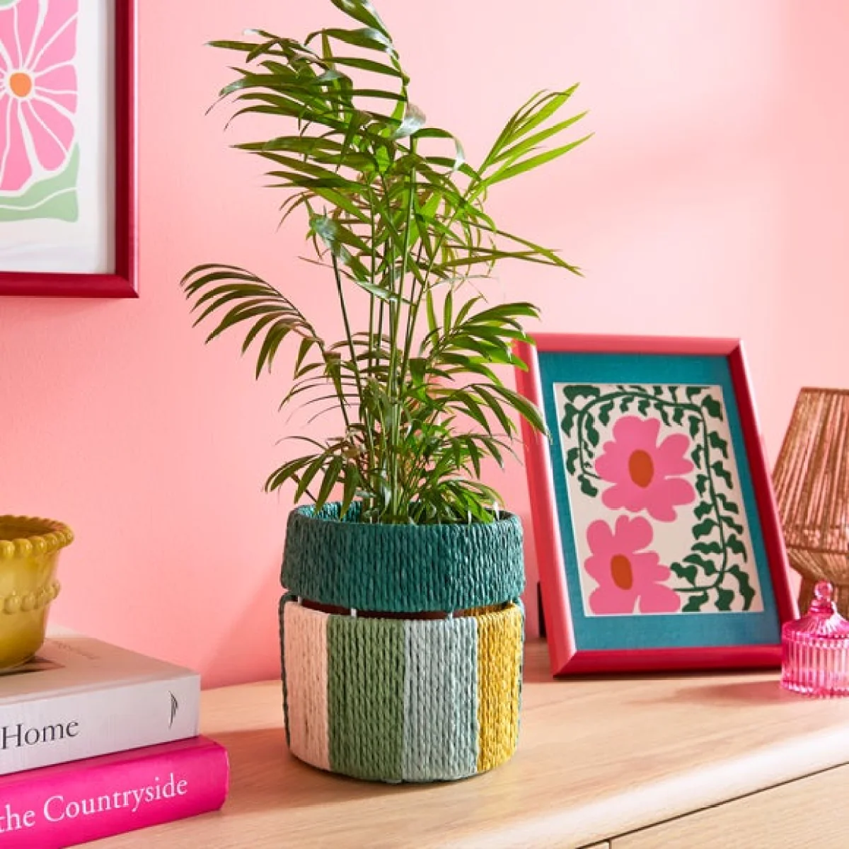 Sophie Robinson Woven Striped Plant Pot – image 2