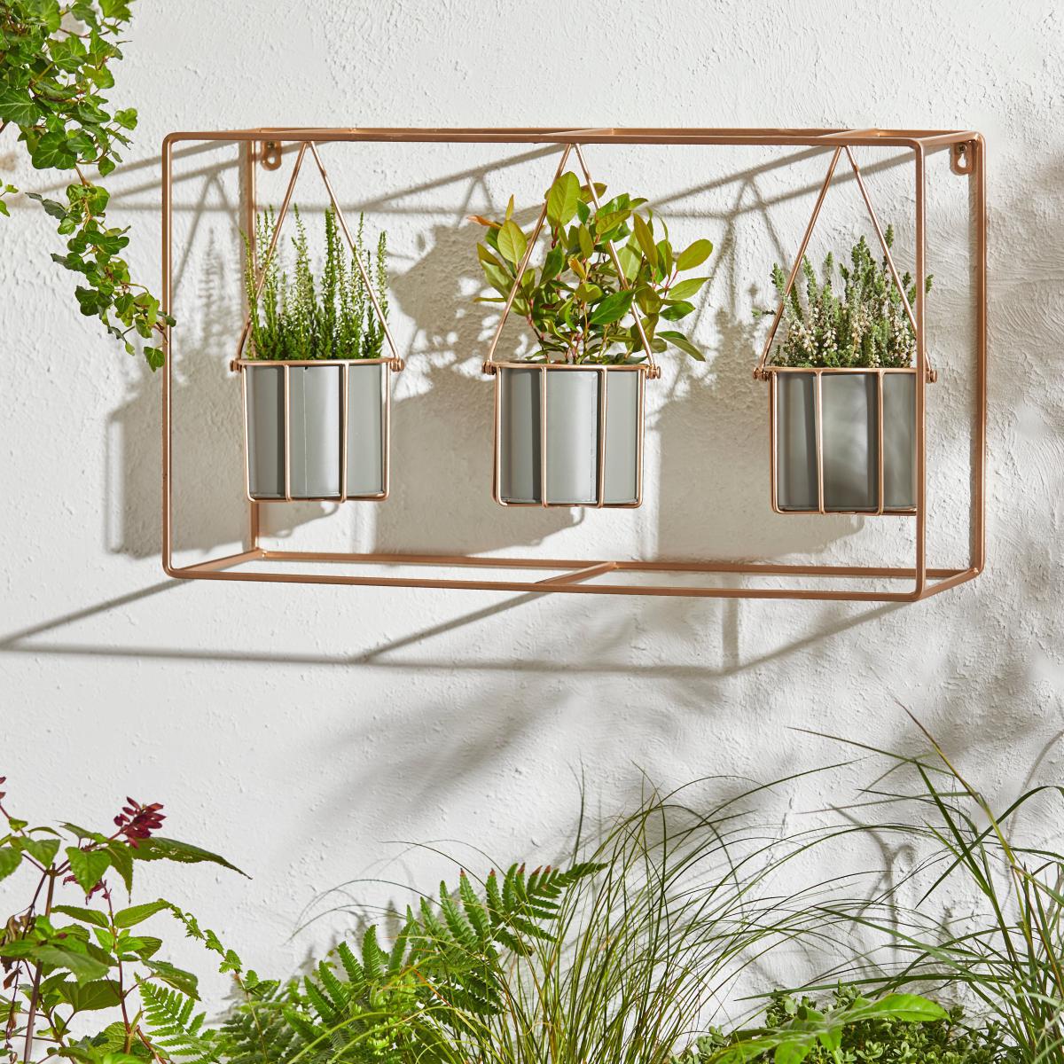 Wire Wall Planter MultiColoured – image 1