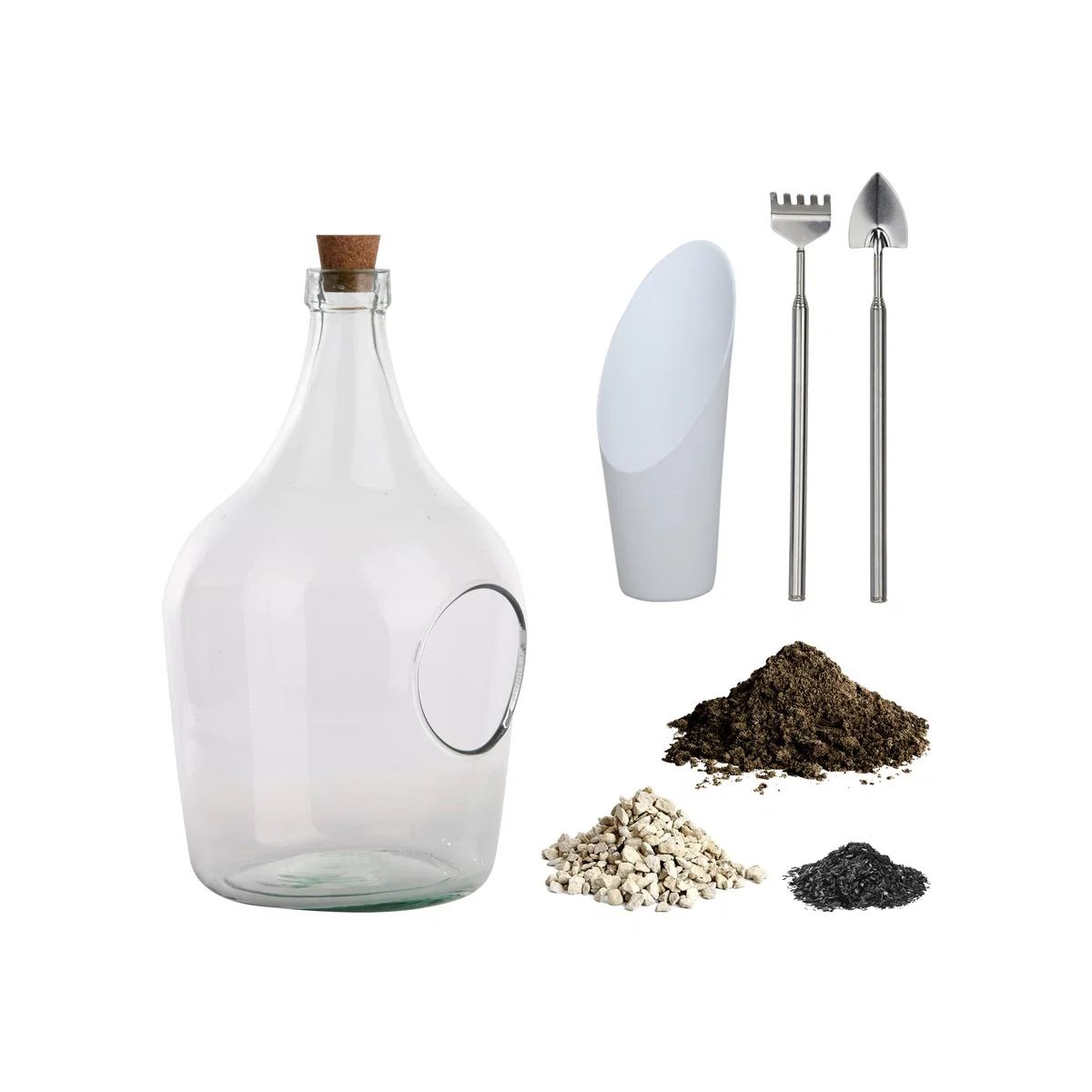 Fallen Fruits DIY 3 Litre Terrarium Bottle Kit Clear – image 1