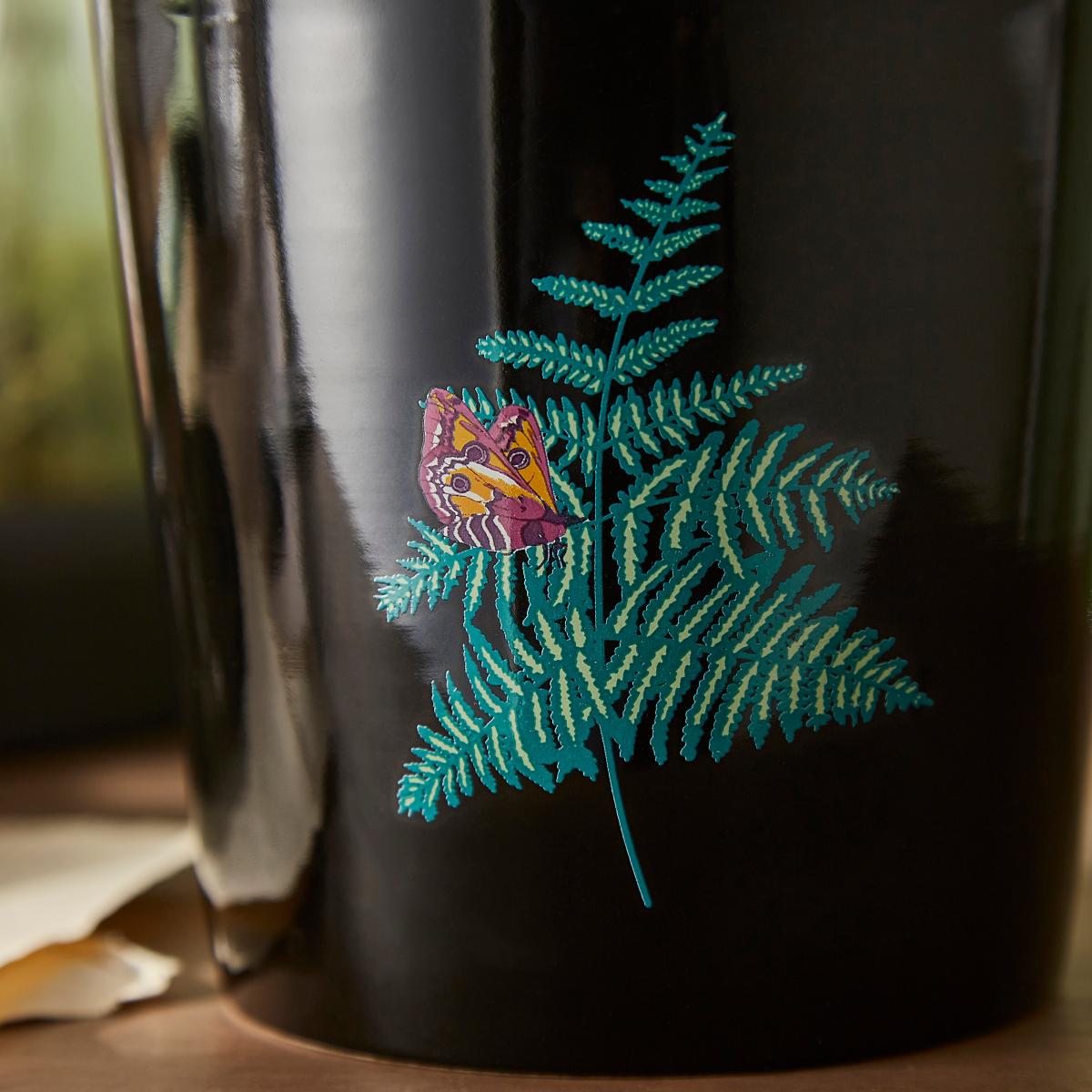 Small Black Moorland Plant Pot Black – image 3