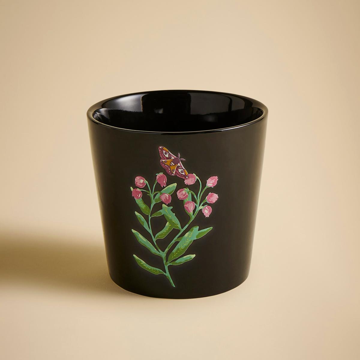 Small Black Moorland Plant Pot Black – image 6
