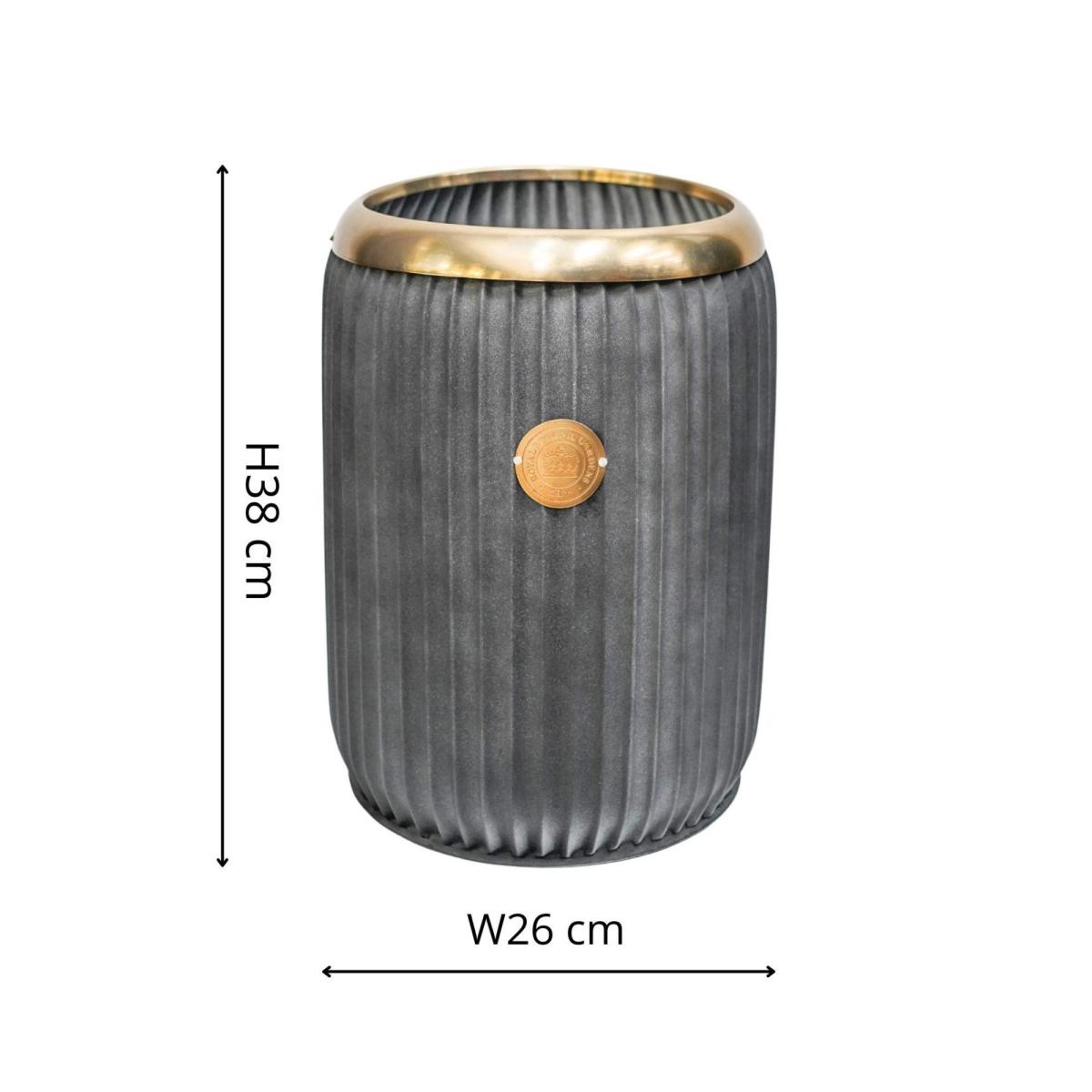Kew Antique Lead Richmond Planter Grey – image 5