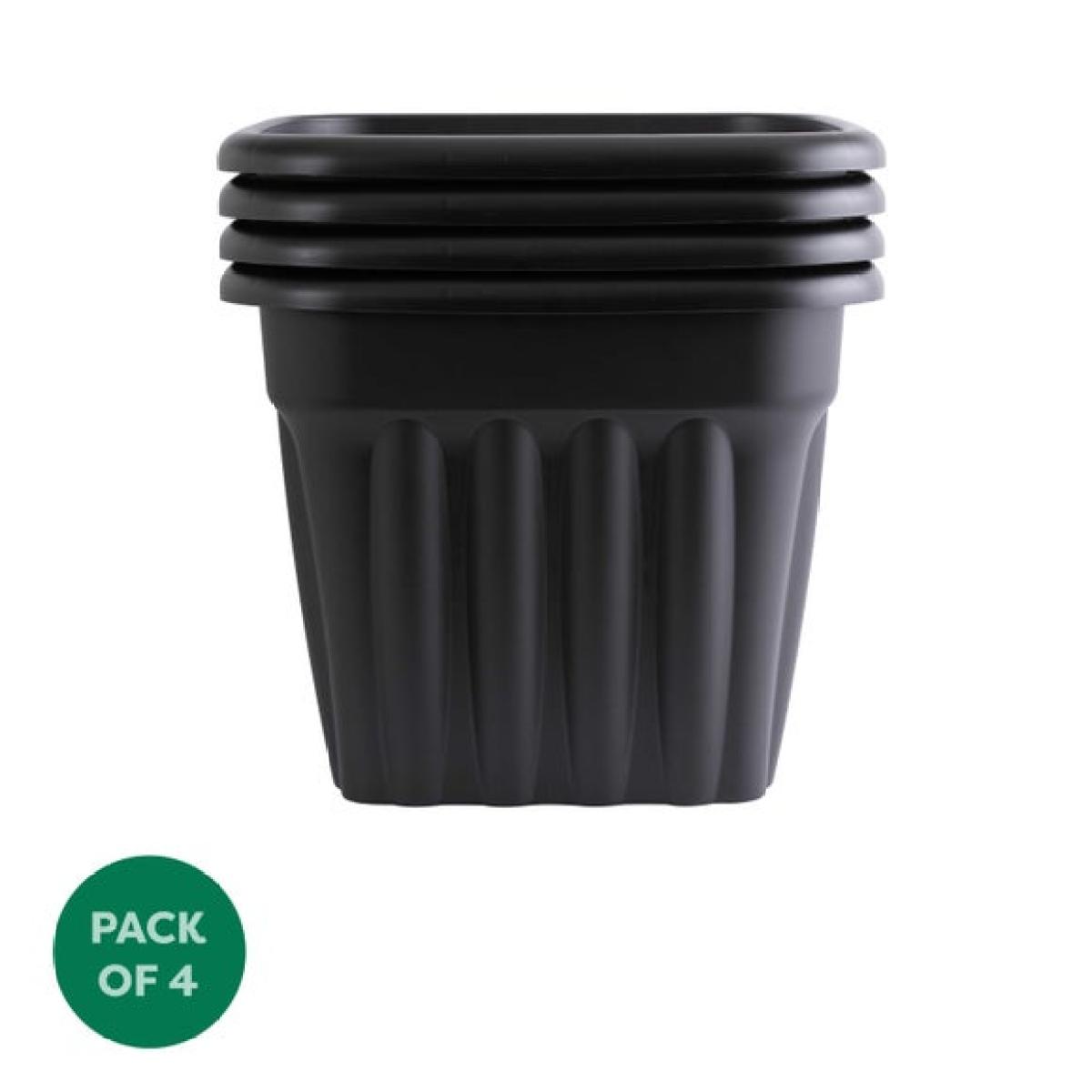 Wham Vista Pack of 4 Square Plant Pots – image 4