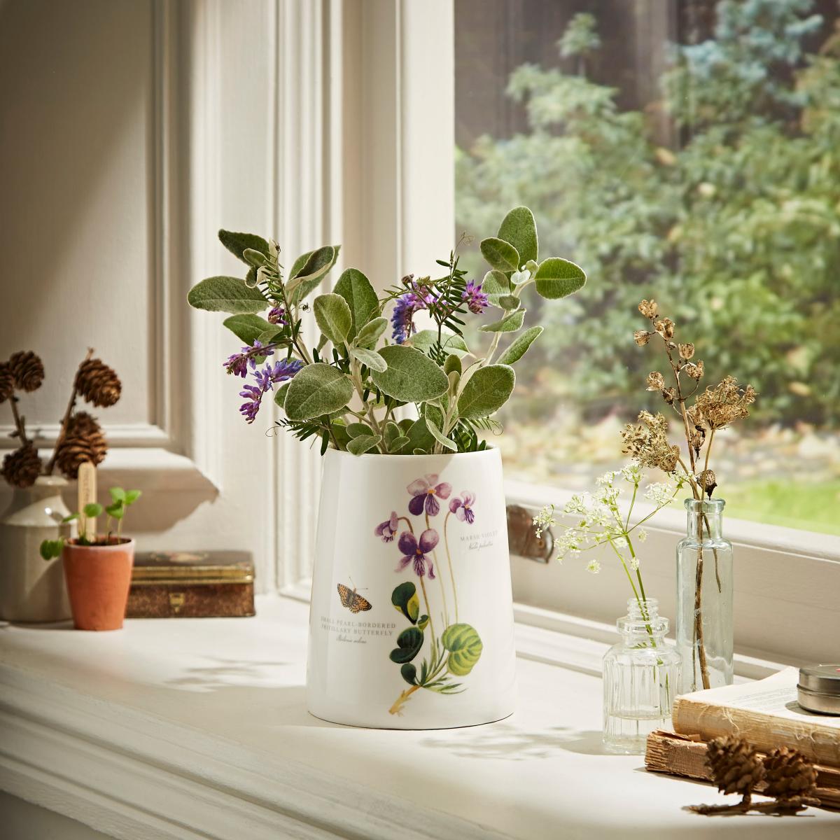 Marsh Violet Ceramic Plant Pot MultiColoured – image 2
