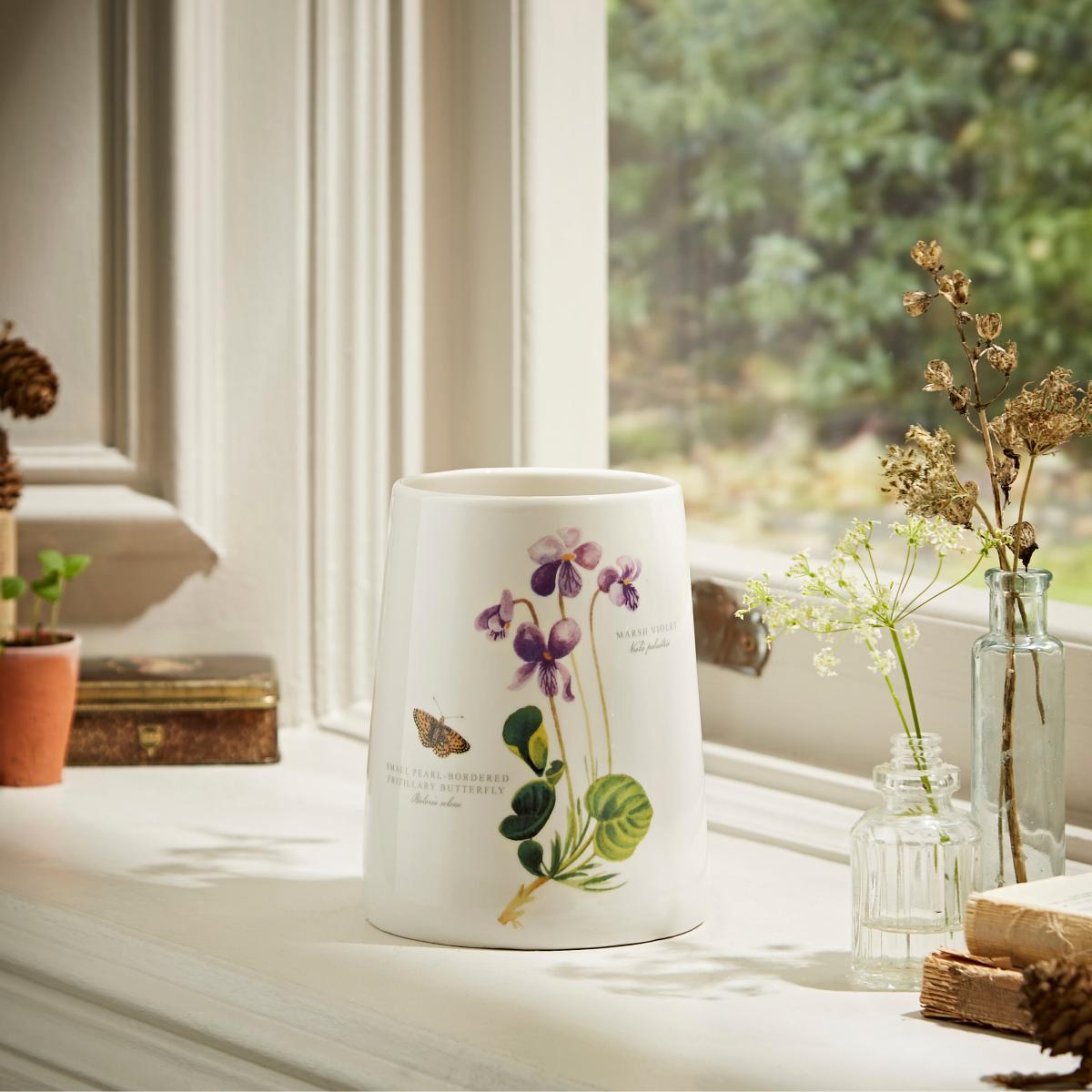 Marsh Violet Ceramic Plant Pot MultiColoured – image 5