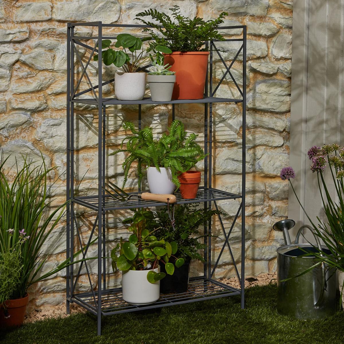 Churchgate Foldable Plant Shelf MultiColoured – image 4