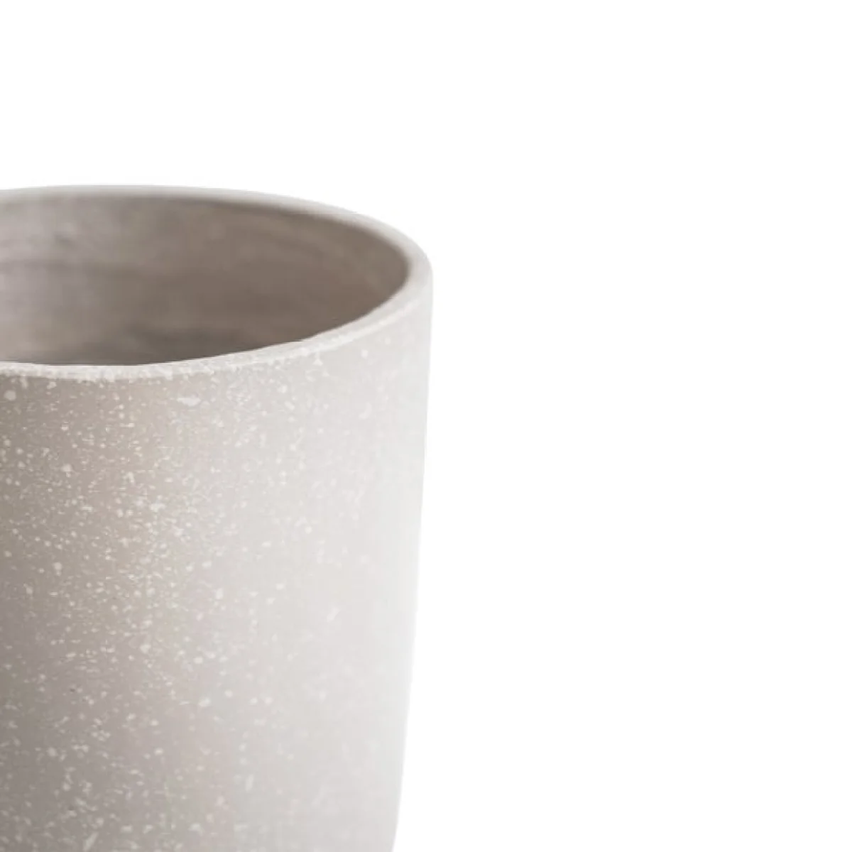 Set of 3 Valetta Terrazzo Planters Ivory – image 3