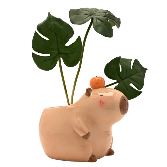 The Feel Good Club Capybara Large Plant Pot – image 4