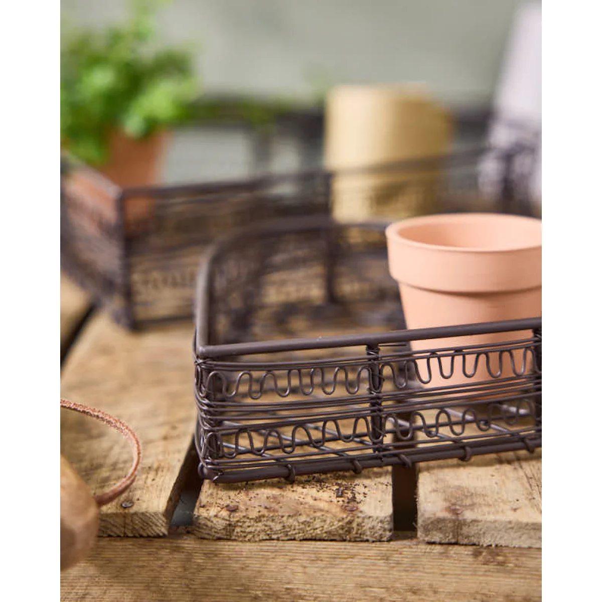 Set of 2 Seedling Flower Pot Planters – image 2