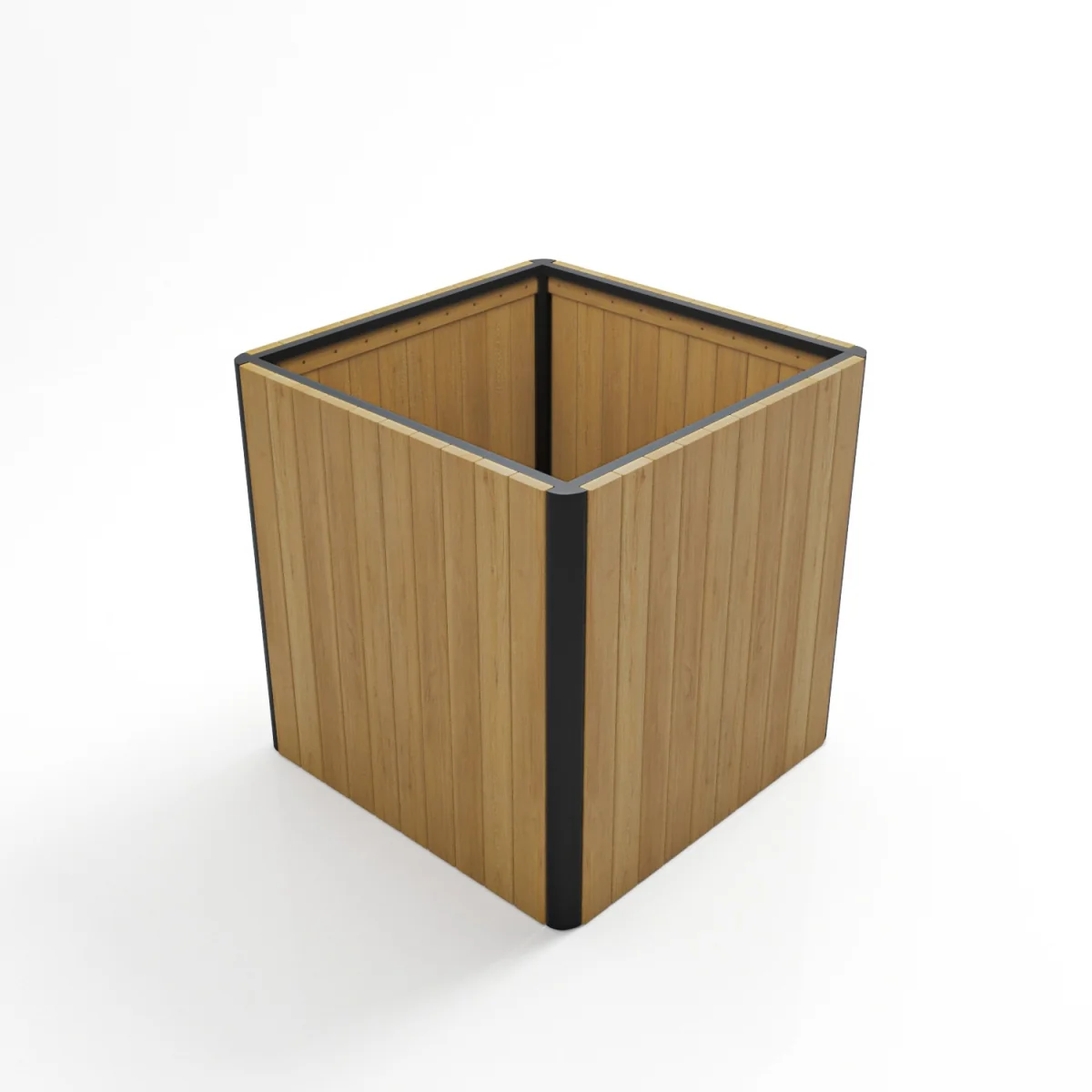 Como Square Wooden Garden Planter -Como – image 3