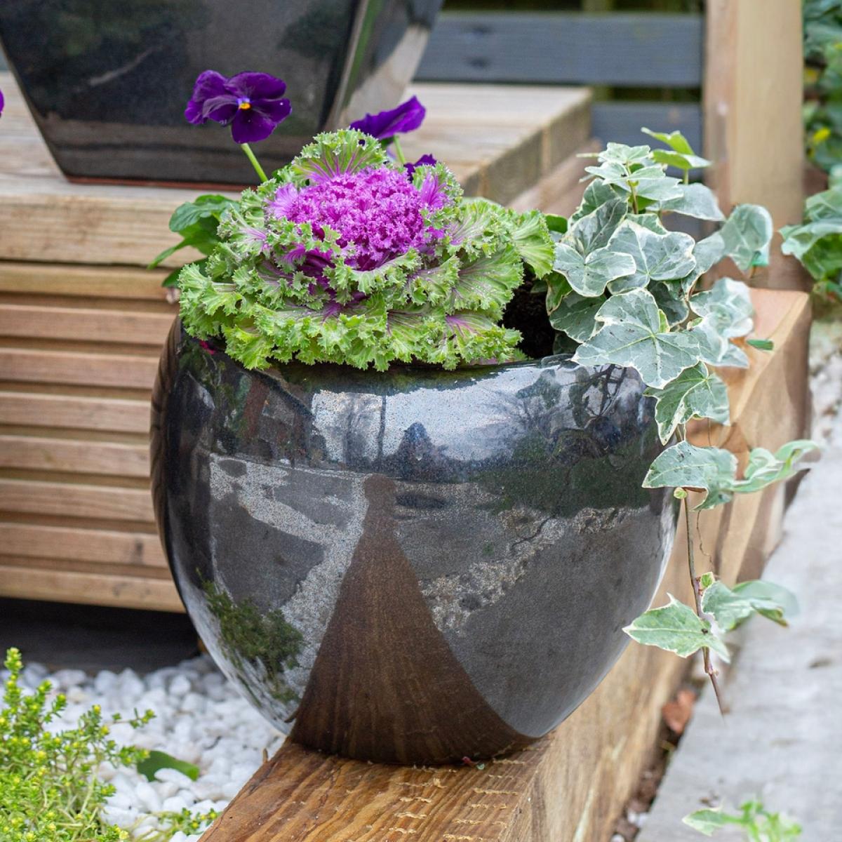 Chiswick Moon Plant Pot - Mirror - 35cm – image 2