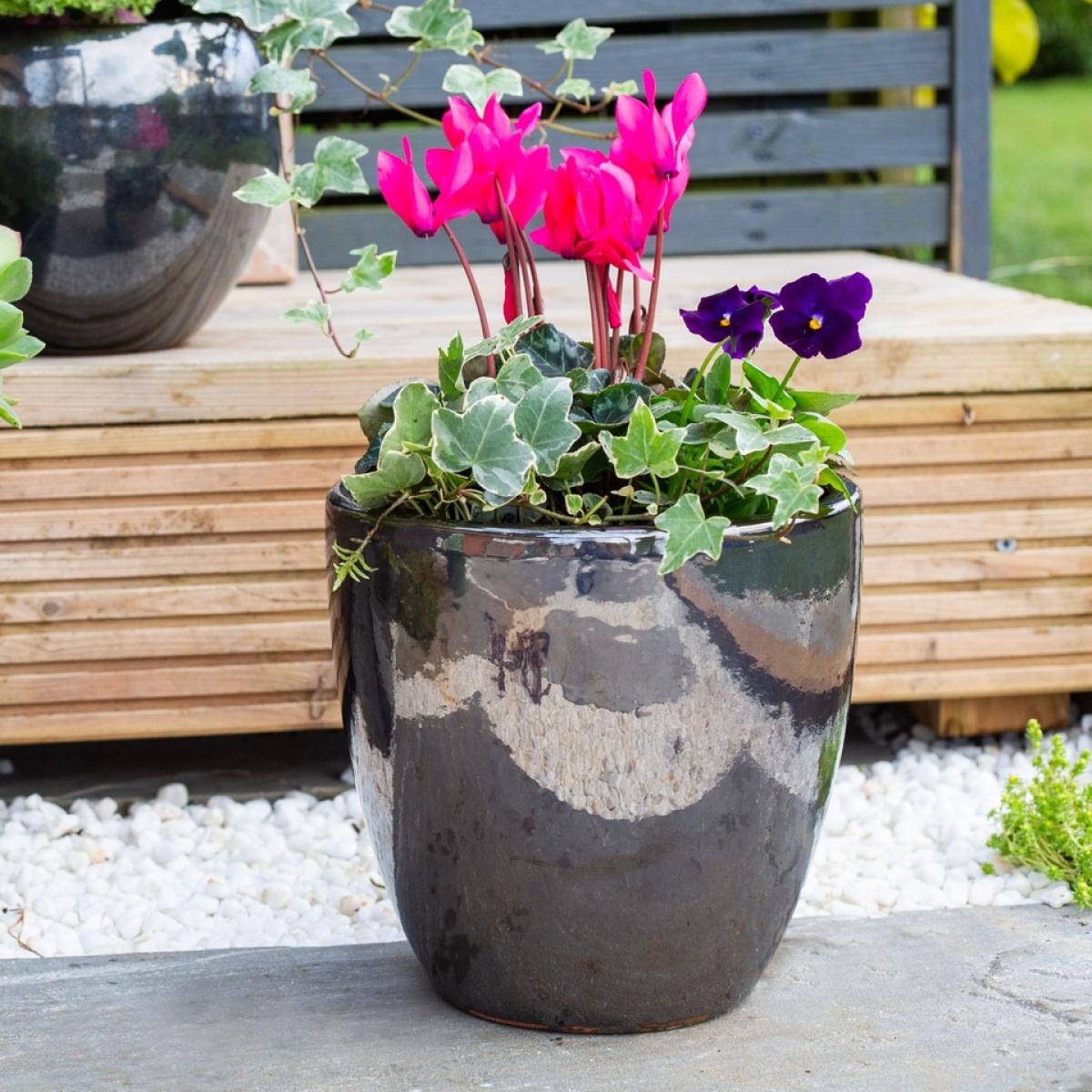 Chiswick Egg Plant Pot - Mirror - 35cm – image 2