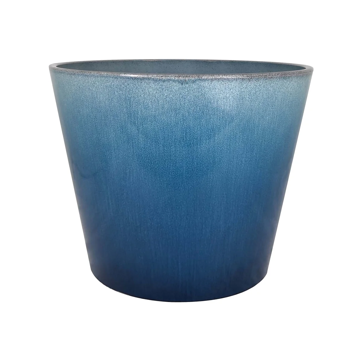 Glazed Finish Blue Planter - 40cm